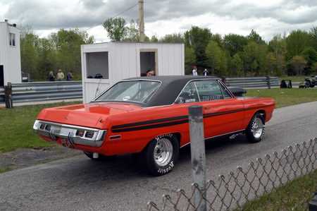 Thunderbird Dragway - Nice Mopar Photo From Water Winter Wonderland